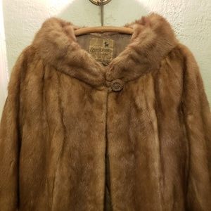 Vintage mink shaw and coats